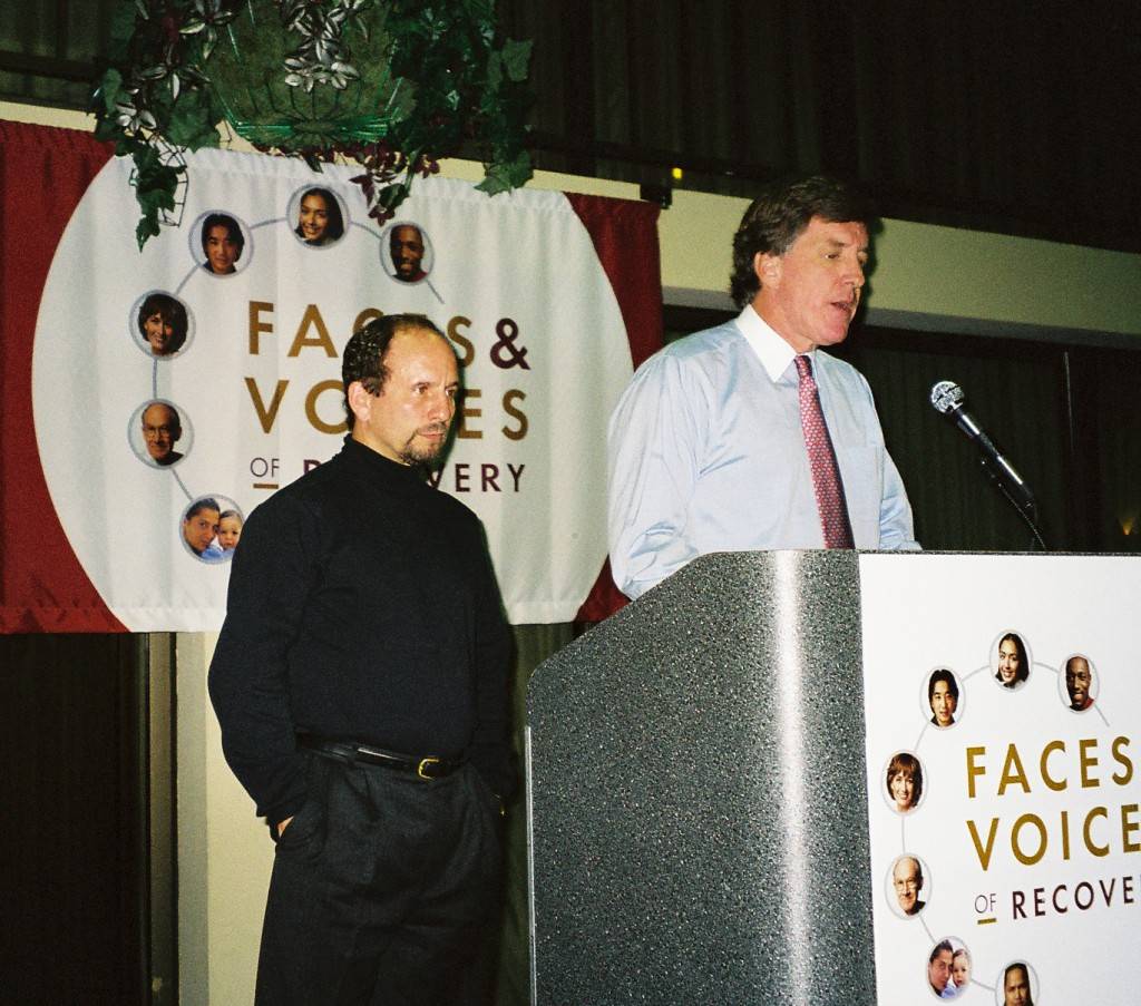 Jim and Paul at 2001 Recovery Summit